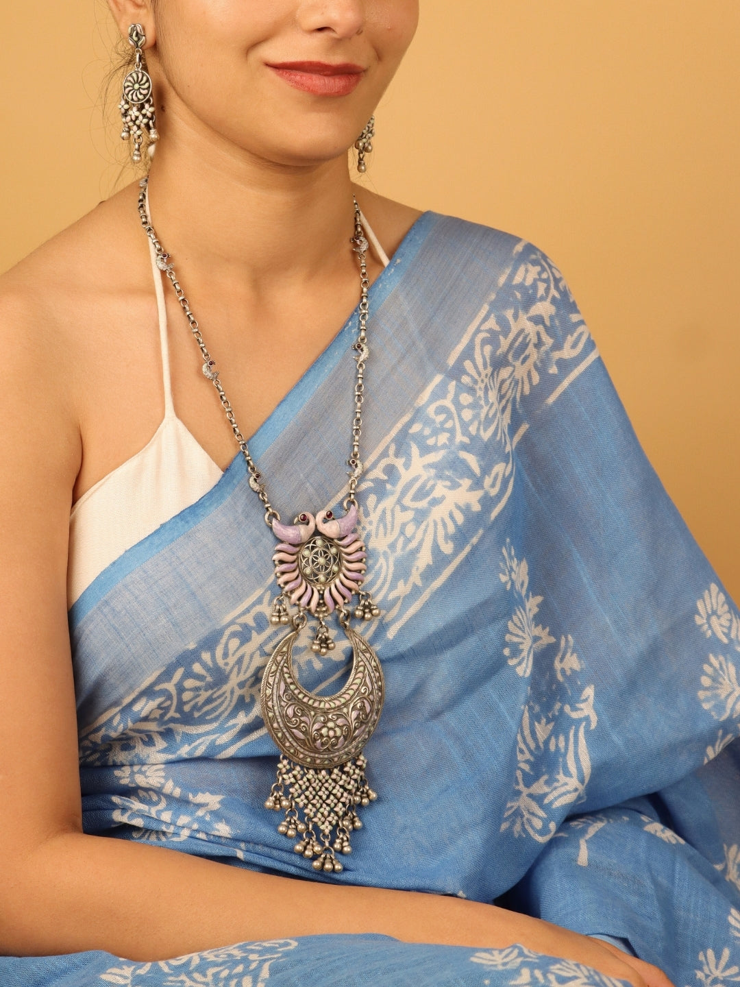 MIRA SILVER OXIDISED SET
