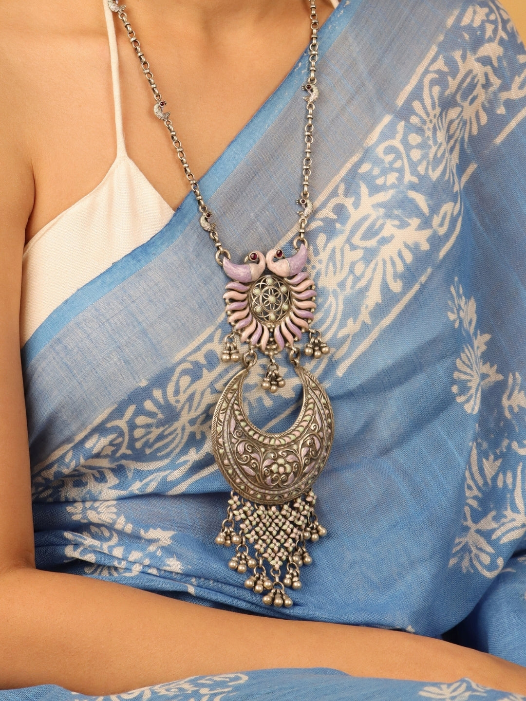 MIRA SILVER OXIDISED SET