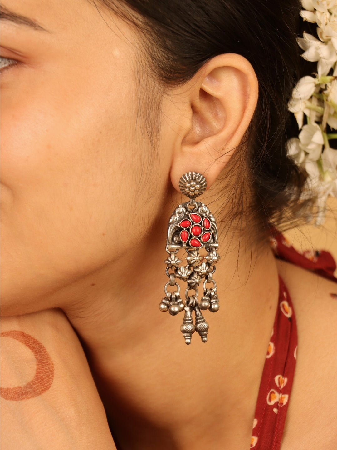 MAYA SILVER EARRINGS