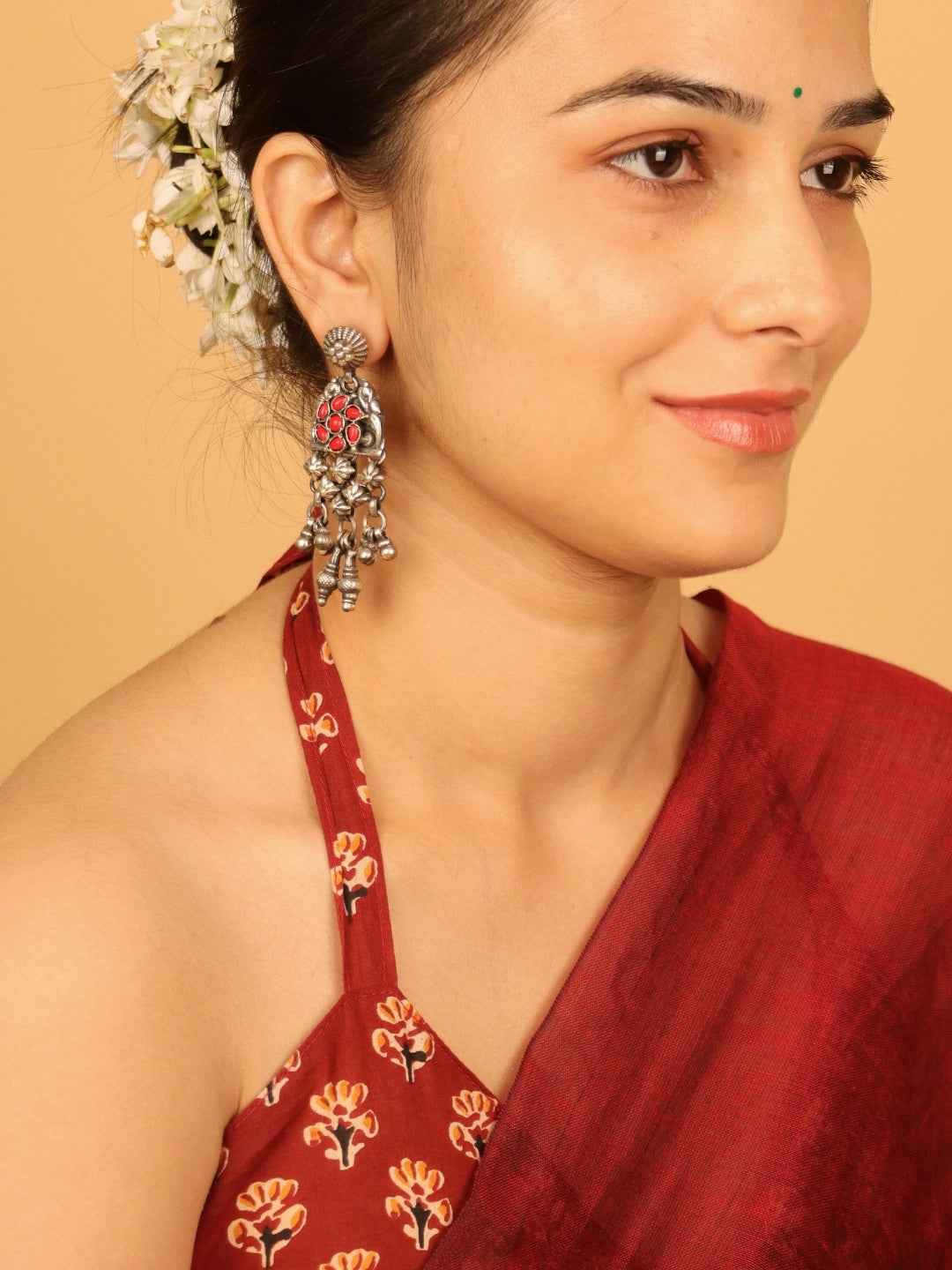 MAYA SILVER EARRINGS