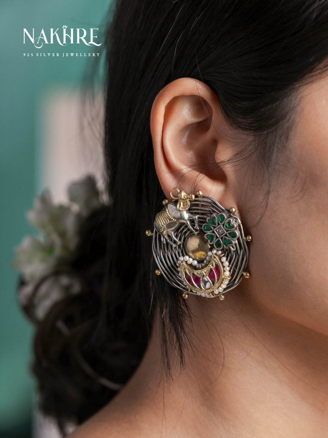 Nazakat Veda Noor Stud Earrings