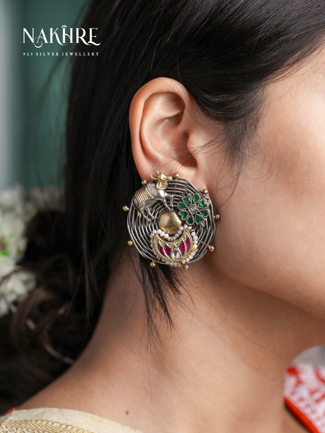 Nazakat Veda Noor Stud Earrings