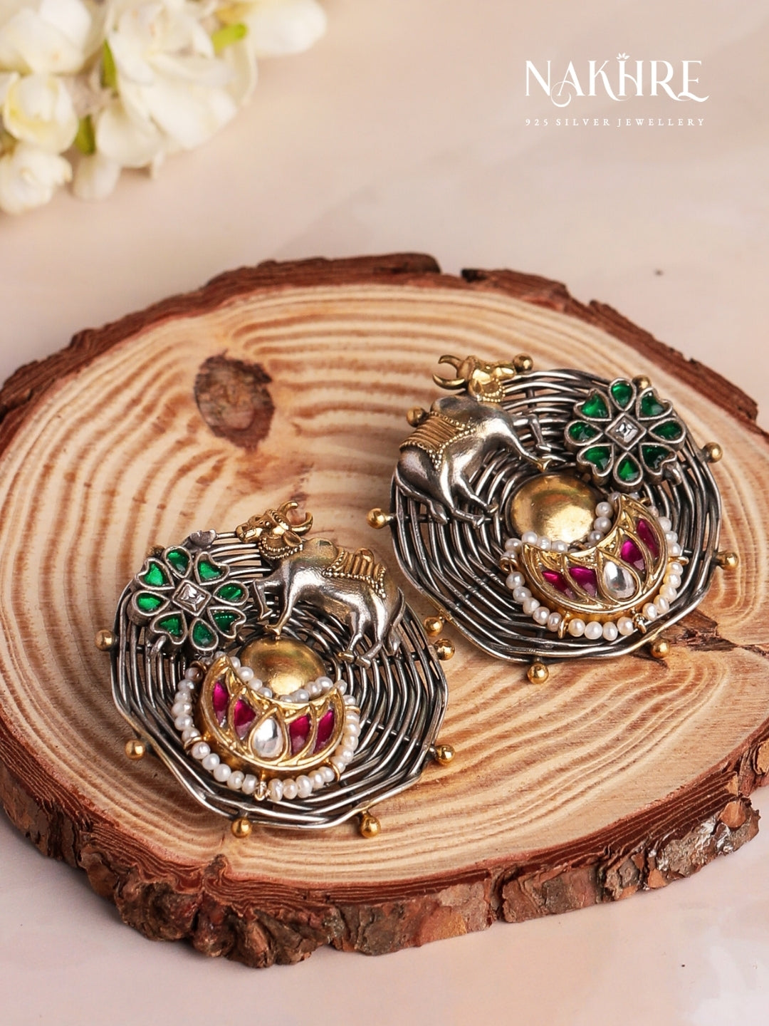 Nazakat Veda Noor Stud Earrings