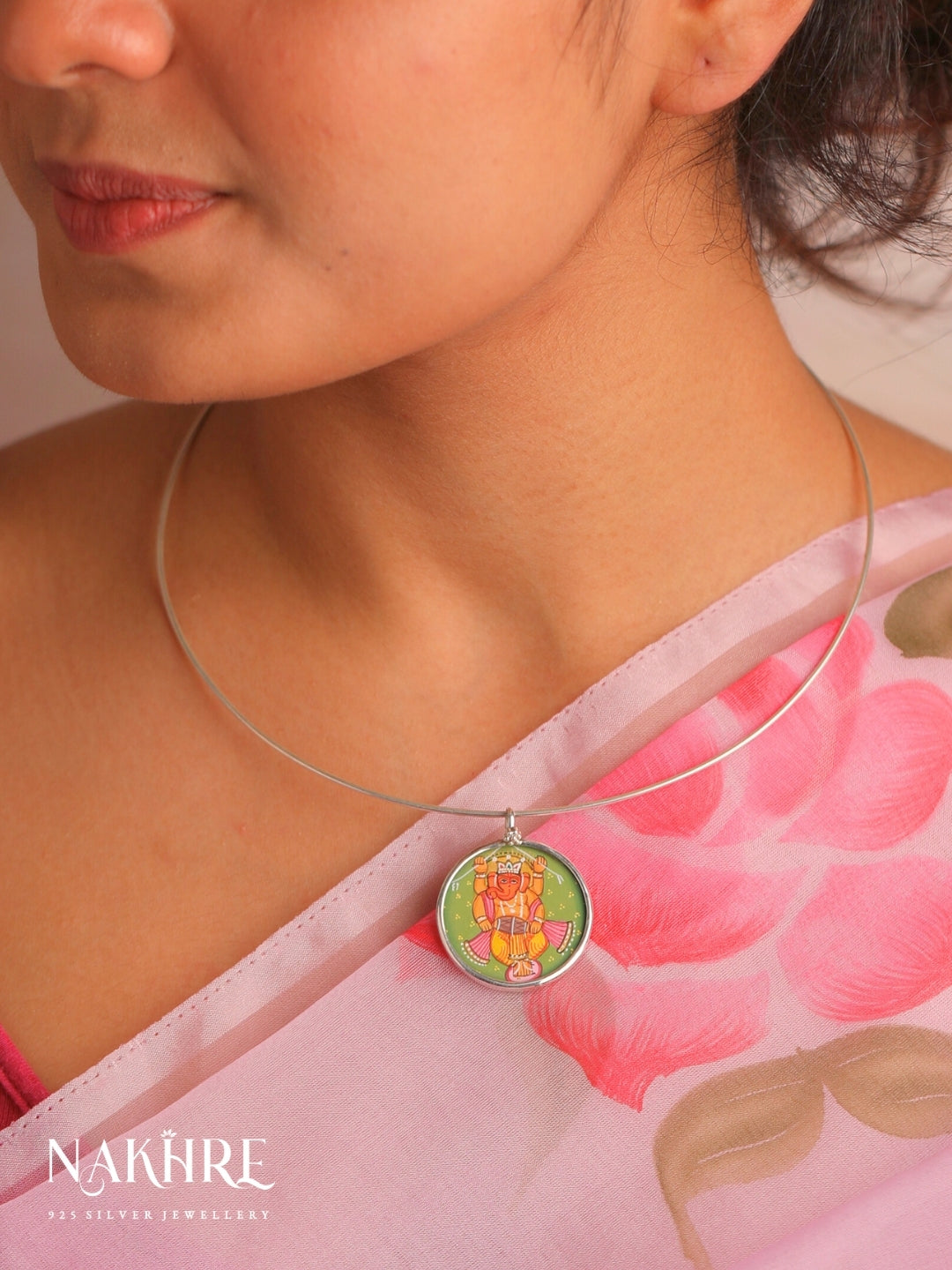 Ganeshji Handpainted Hasli