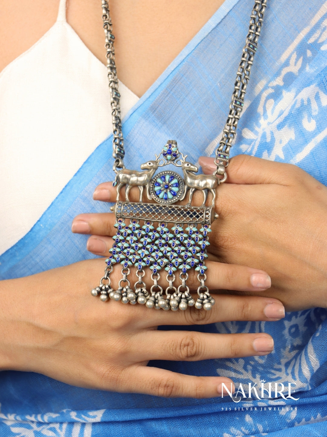 Mira Meenakari Silverset
