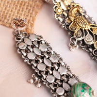 Nazaakat Rangrez Meenakari Earrings