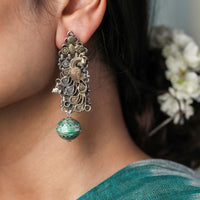 Nazaakat Rangrez Meenakari Earrings