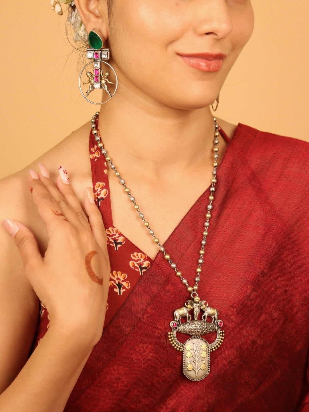 NAZAAKAT PHOOL NECKLACE SET