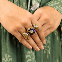Silver Pakshi Ring