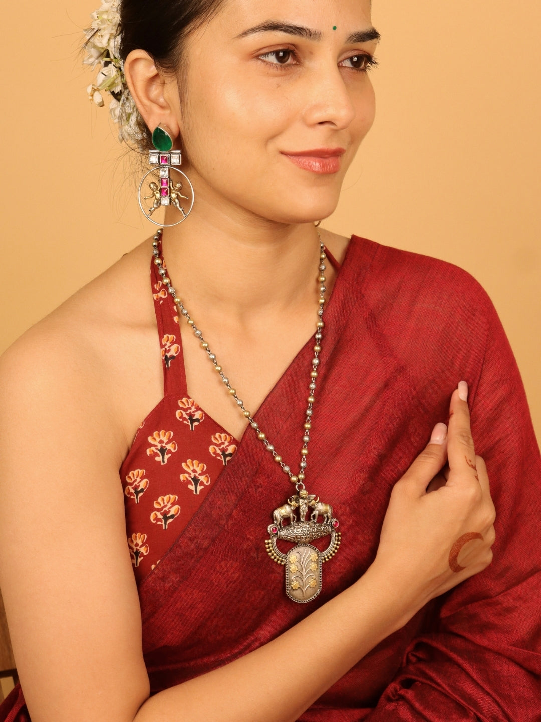 NAZAAKAT PHOOL NECKLACE SET