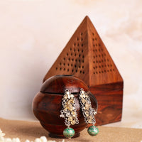 Nazaakat Rangrez Meenakari Earrings